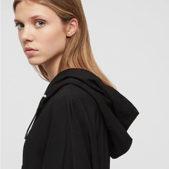 ALL SAINTS Bay Parka, Black, Size Small. Brand new, never worn, with tags on! - Picture 2 of 7
